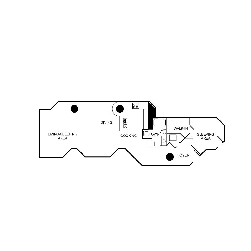 Floor plan layout diagram for a05